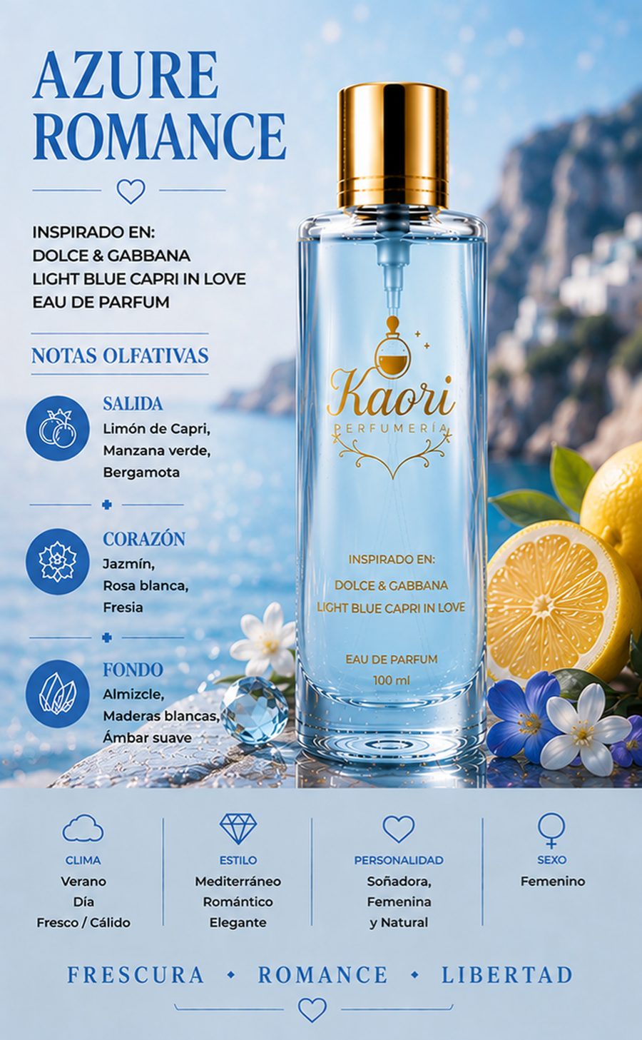 Azure Romance - Kaori Perfumería