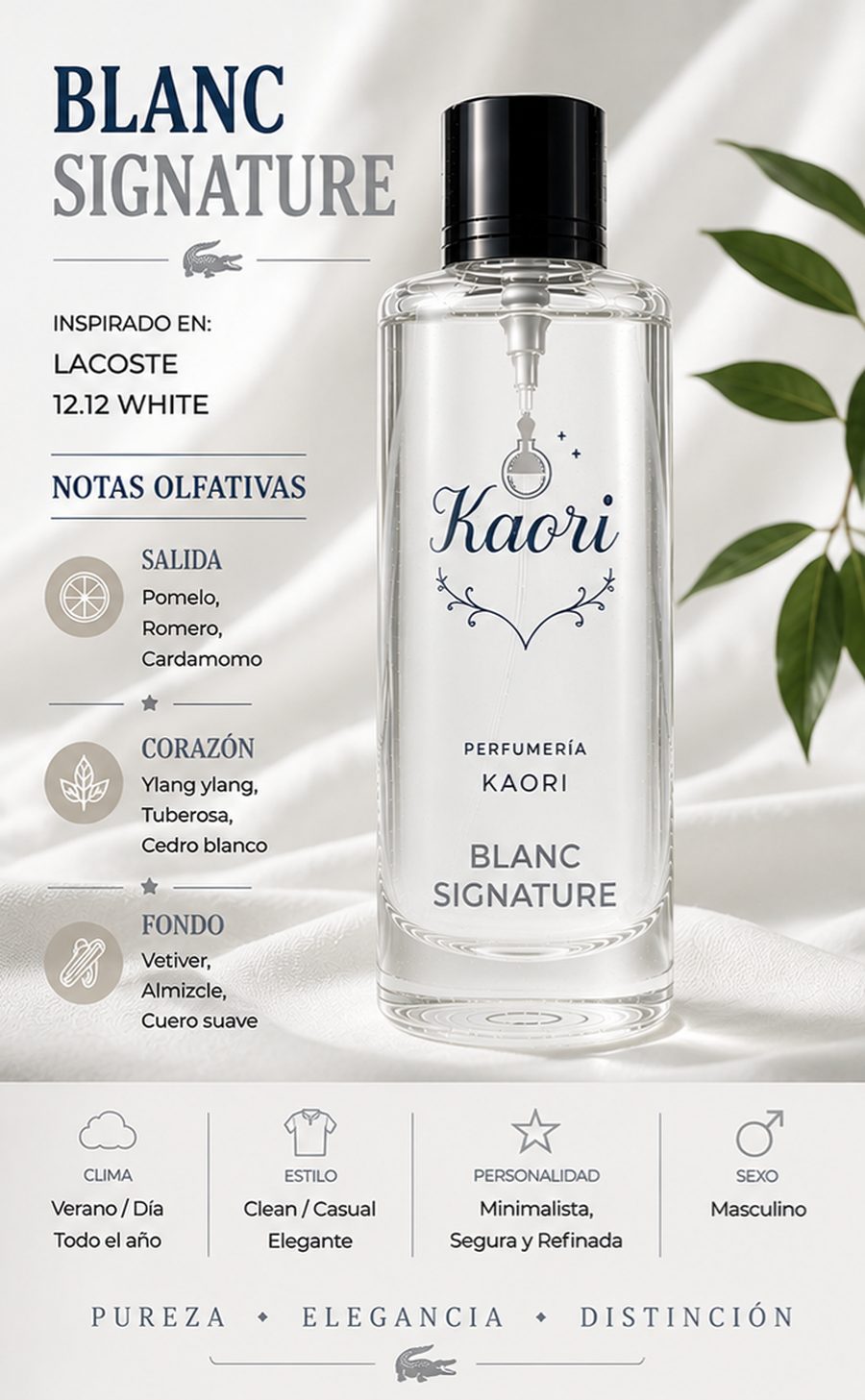 Blanc Signature - Kaori Perfumería