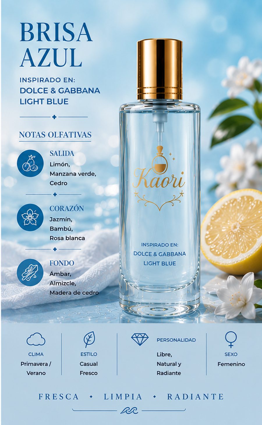 Brisa Azul - Kaori Perfumería