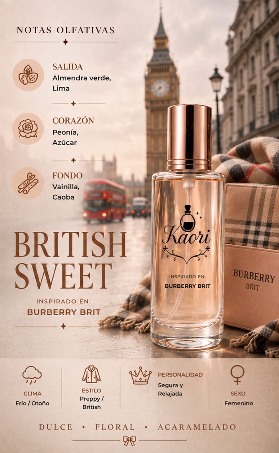 British Sweet - Kaori Perfumería