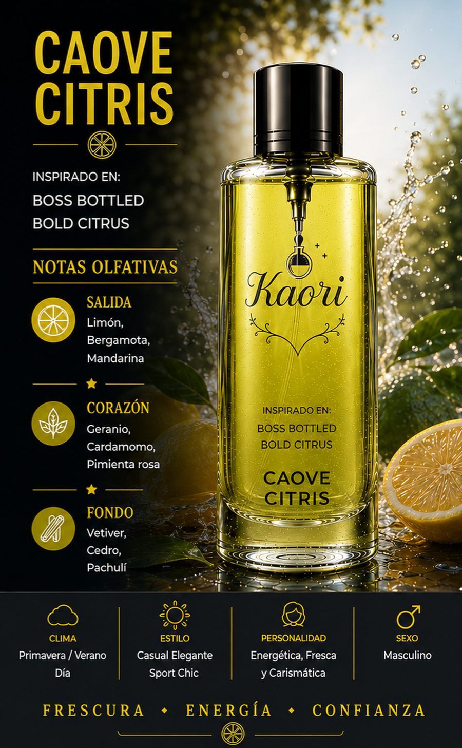 Caove Citris - Kaori Perfumería