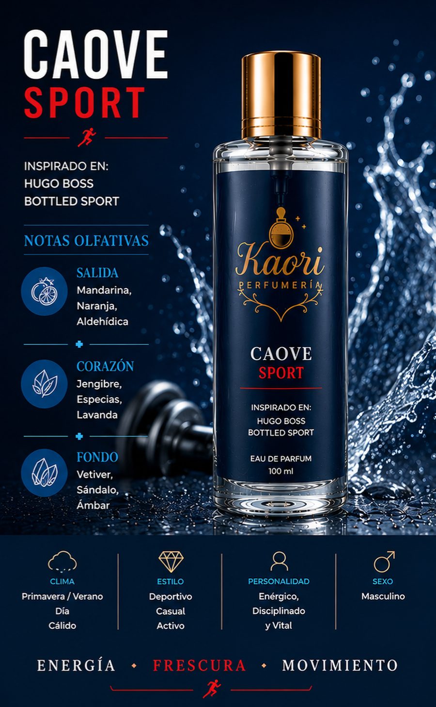 Caove Sport - Kaori Perfumería