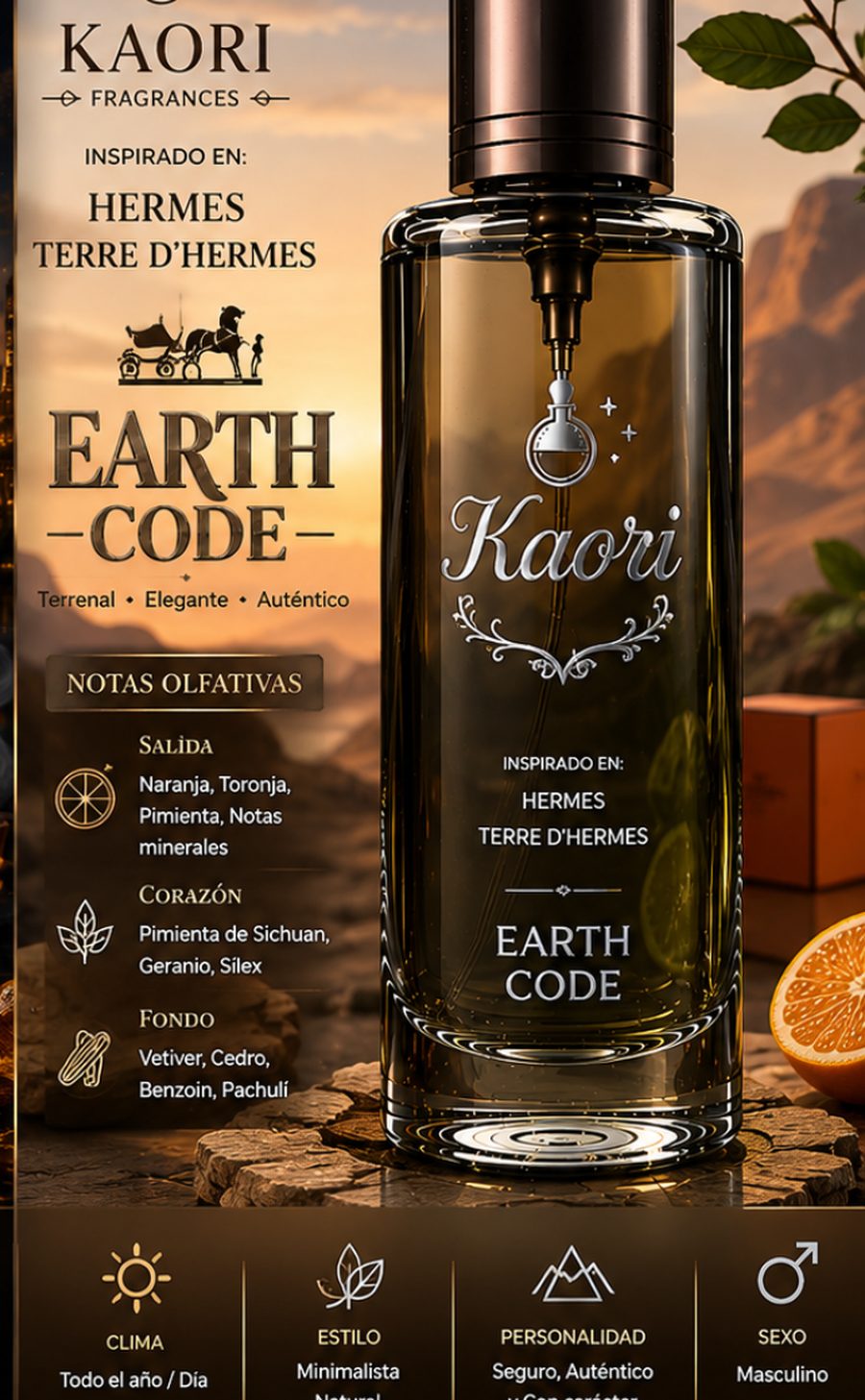 Earth Code - Kaori Perfumería