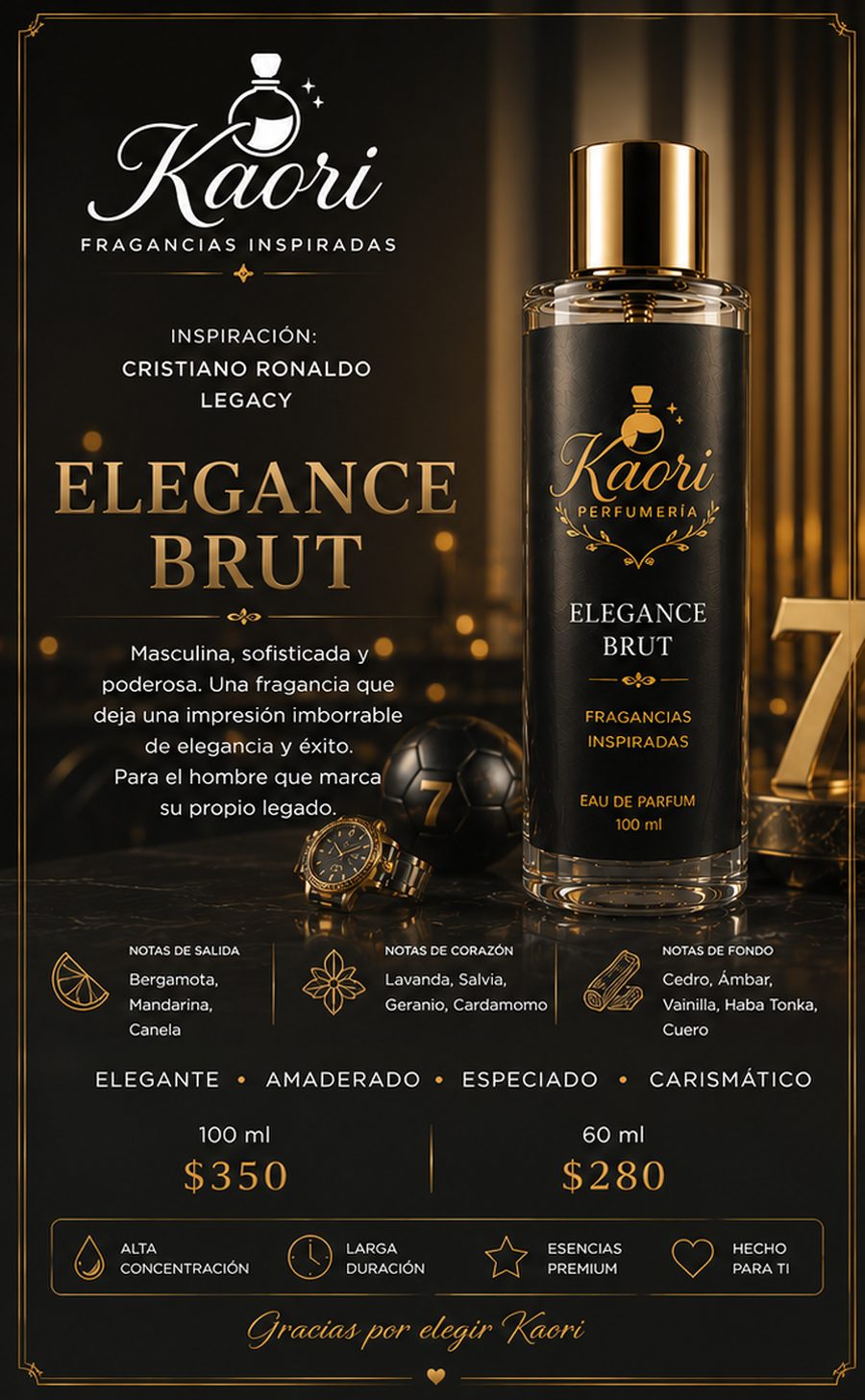 Elegance Brut - Kaori Perfumería