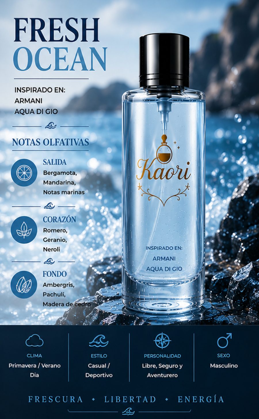 Fresh Ocean - Kaori Perfumería
