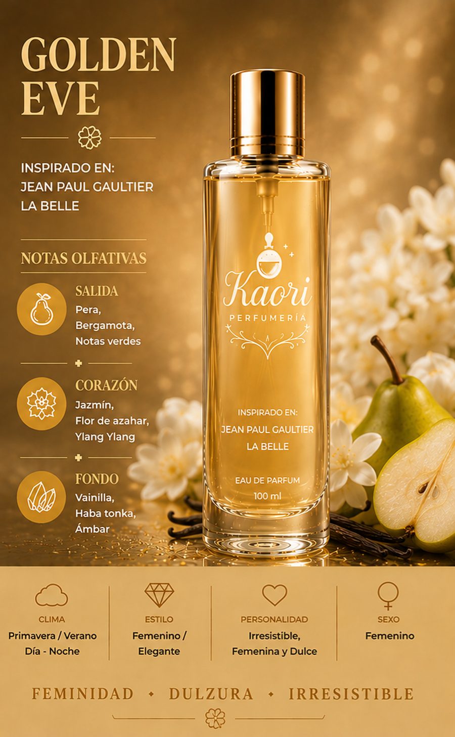 Golden Eve - Kaori Perfumería