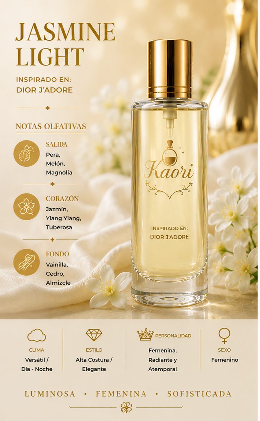 Jasmine Light - Kaori Perfumería