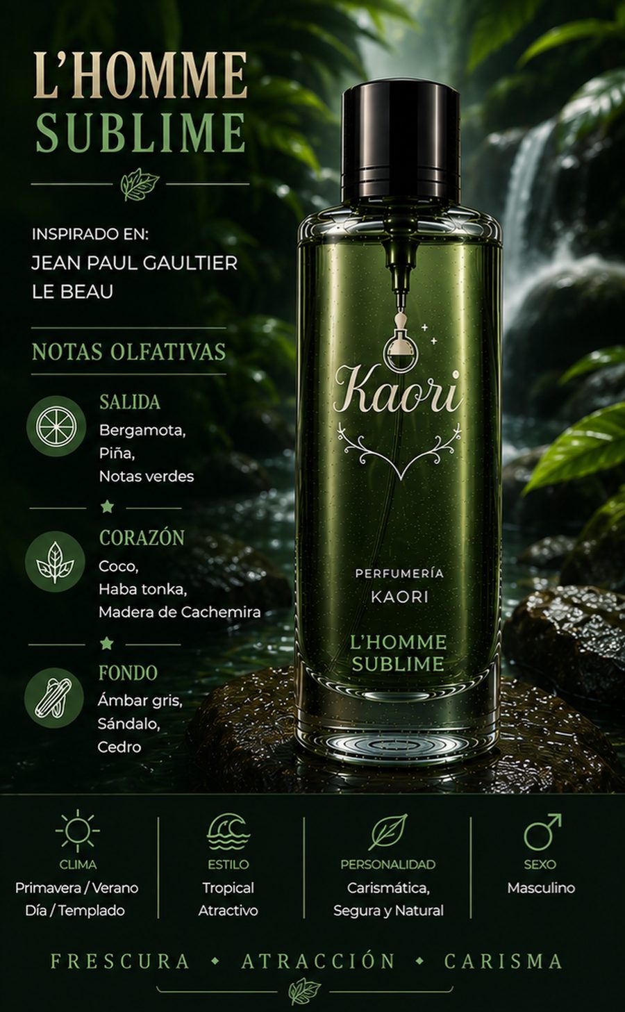 L'Homme Sublime - Kaori Perfumería