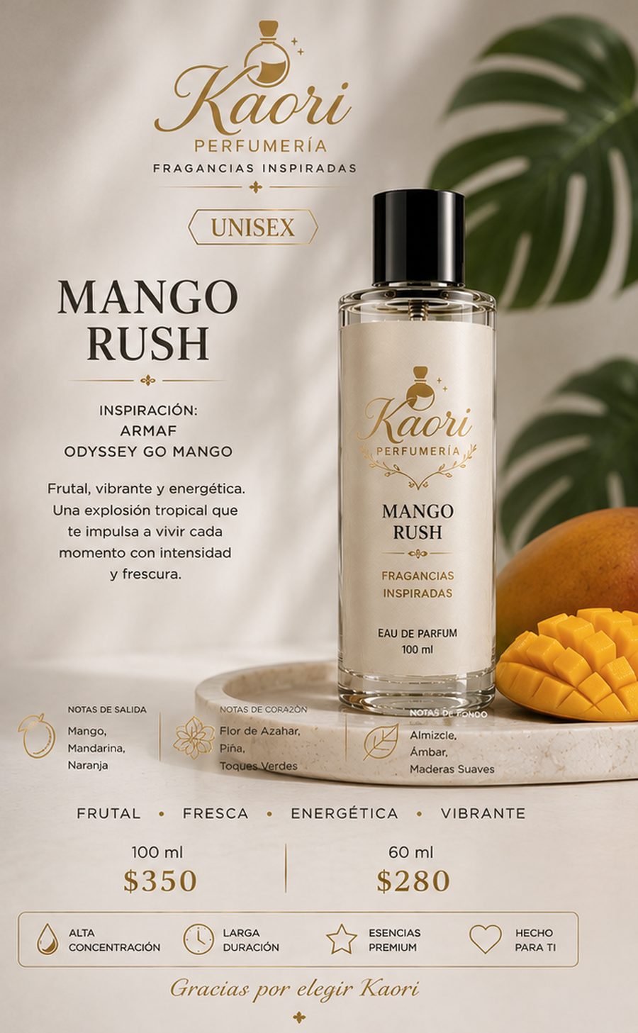 Mango Rush - Kaori Perfumería
