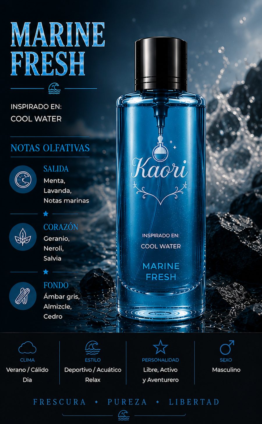 Marine Fresh - Kaori Perfumería