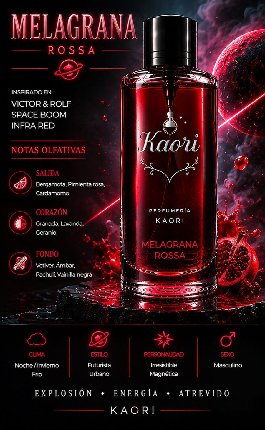 Melagrana Rossa - Kaori Perfumería