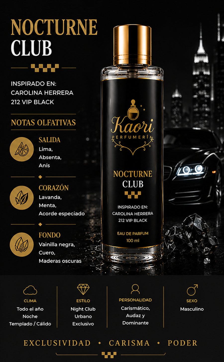 Nocturne Club - Kaori Perfumería