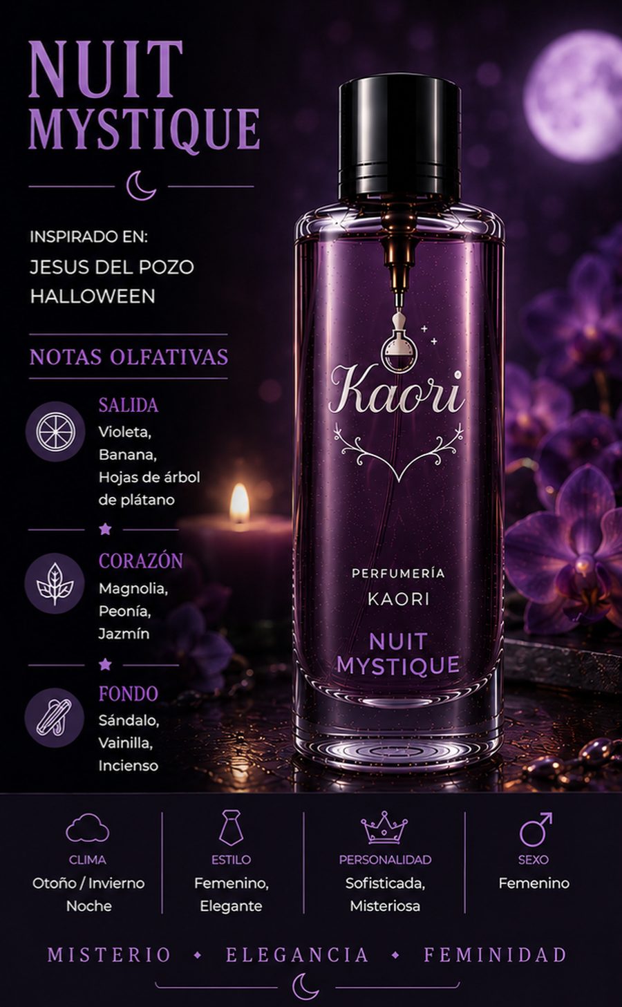 Nuit Mystique - Kaori Perfumería