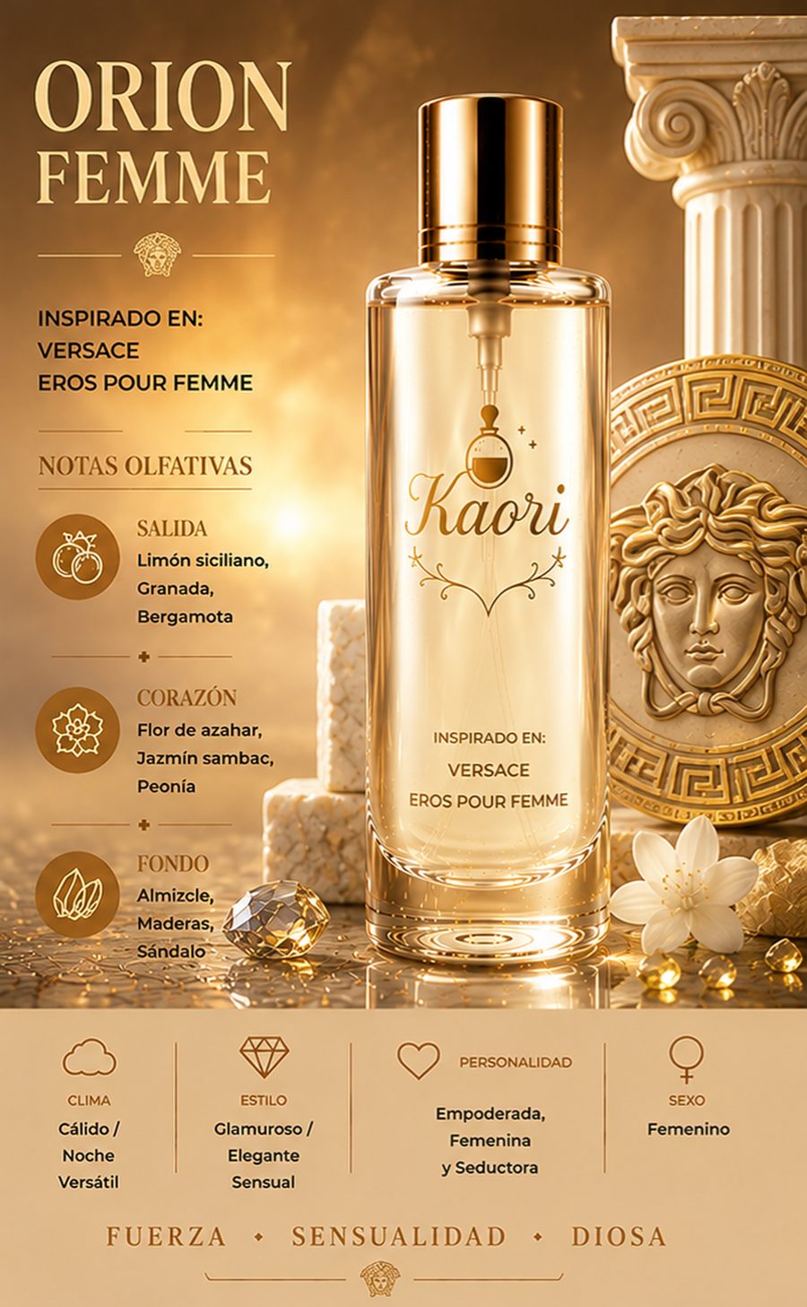 Orion Femme - Kaori Perfumería