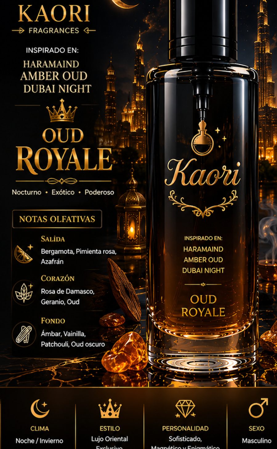 Oud Royale - Kaori Perfumería