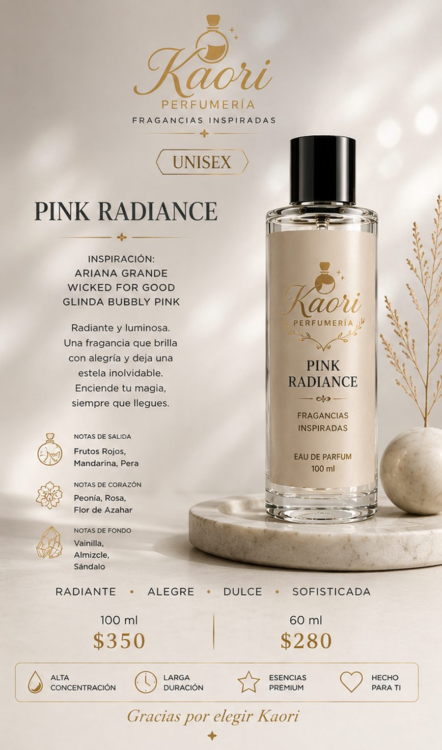 Pink Radiance - Kaori Perfumería