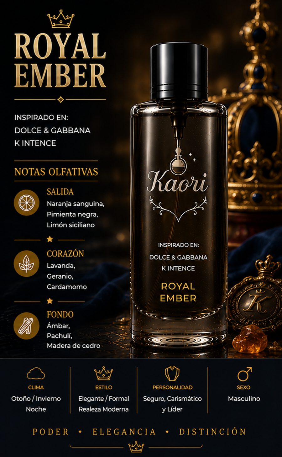 Royal Ember - Kaori Perfumería