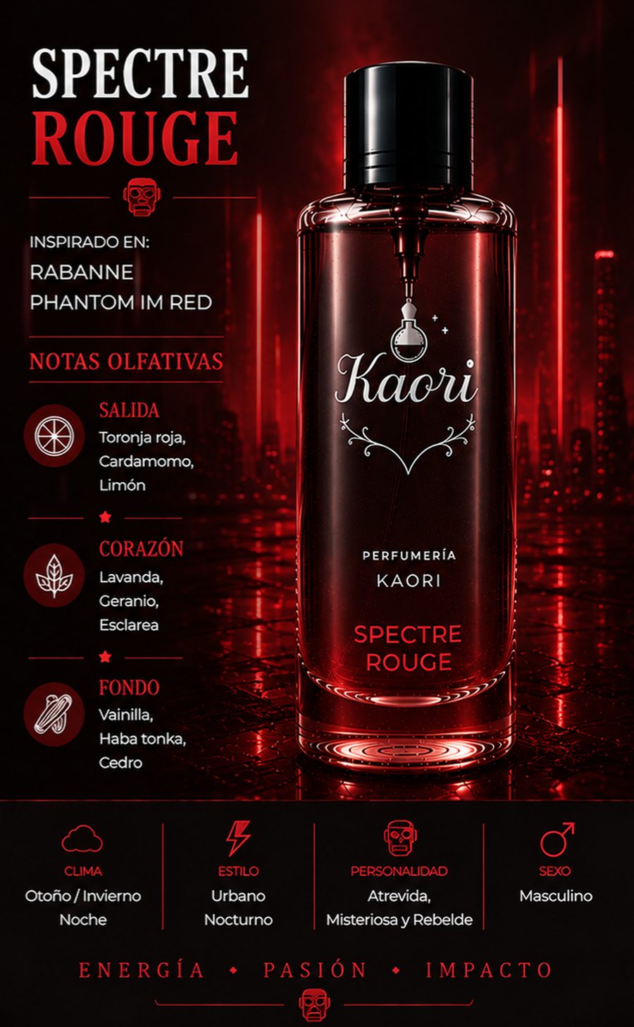 Spectre Rouge - Kaori Perfumería
