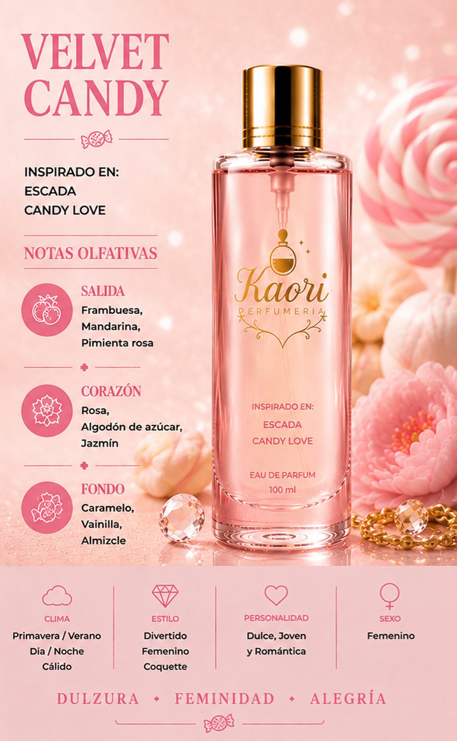 Velvet Candy - Kaori Perfumería